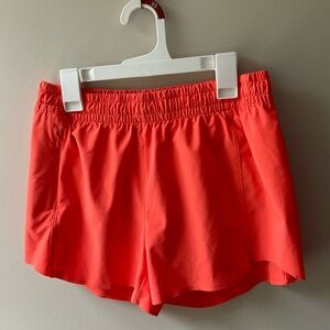 Athleta Kids Bright Orange Shorts